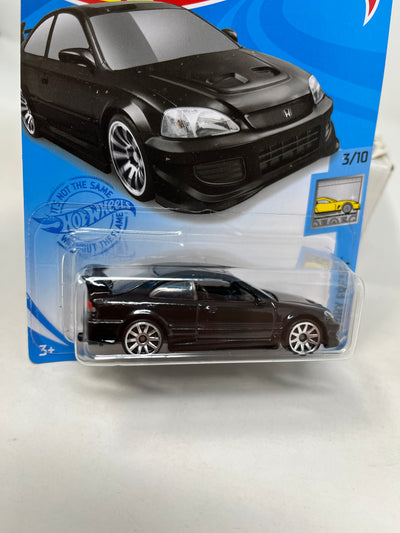 Honda Civic Si #63 * BLACK * 2021 Hot Wheels