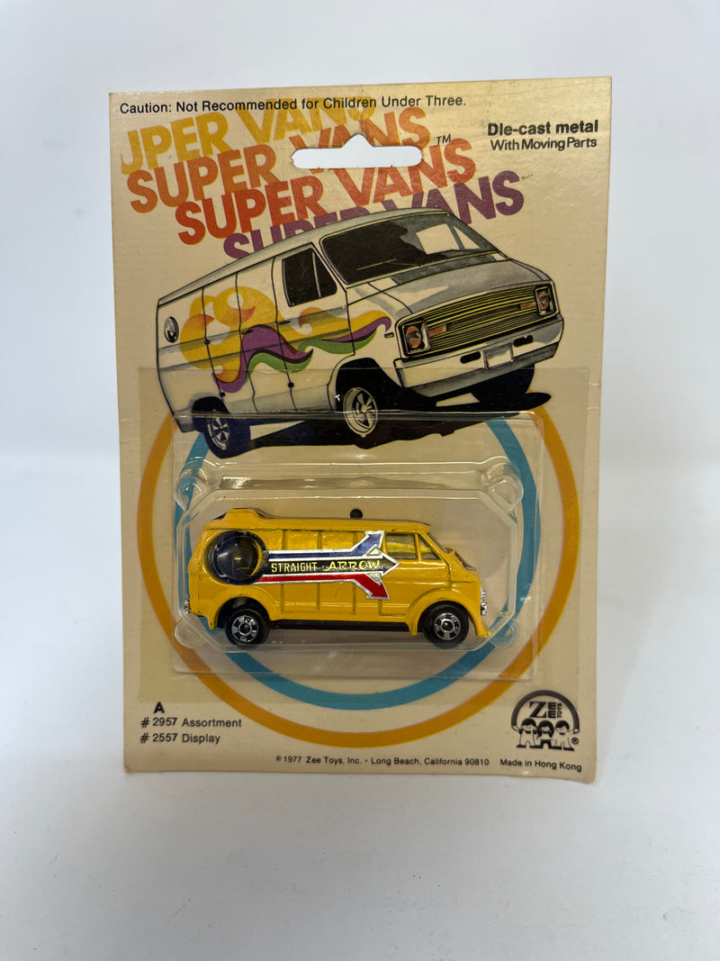 1977 Supervan Super Van * Yellow * 1978 Zee Toys 1:64 Scale * Hong Kong