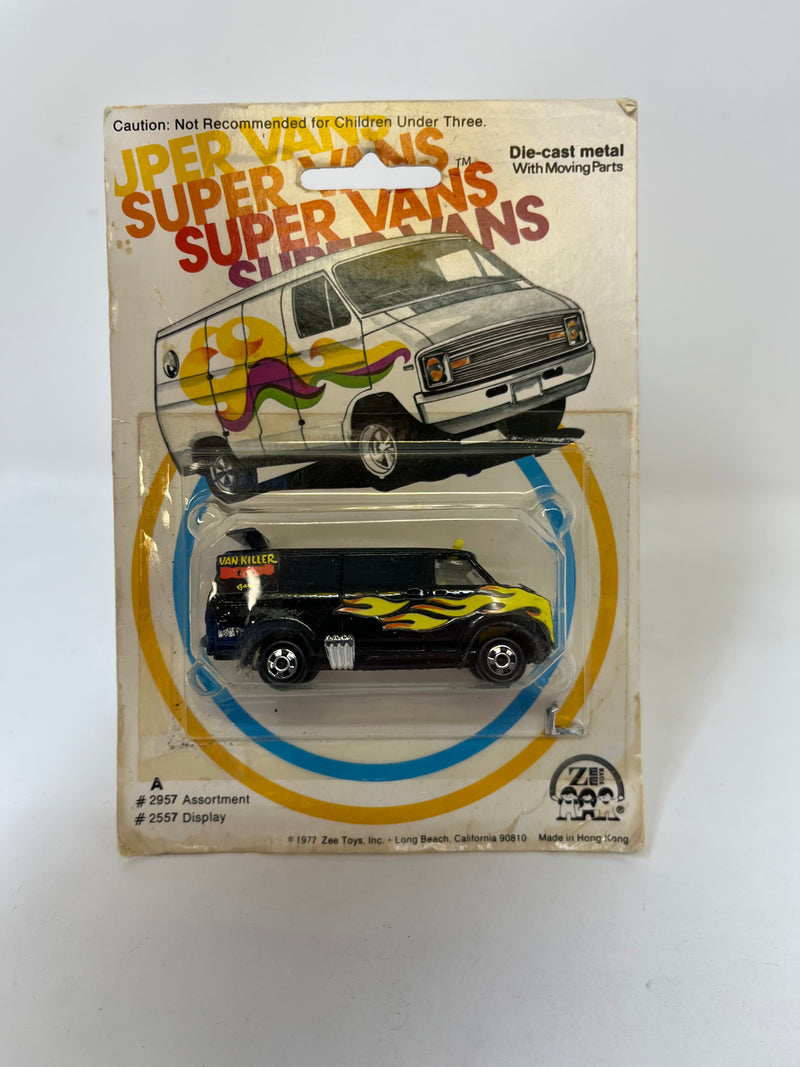 Van Killer Supervan Super Van * Black * 1978 Zee Toys 1:64 Scale * Hong Kong