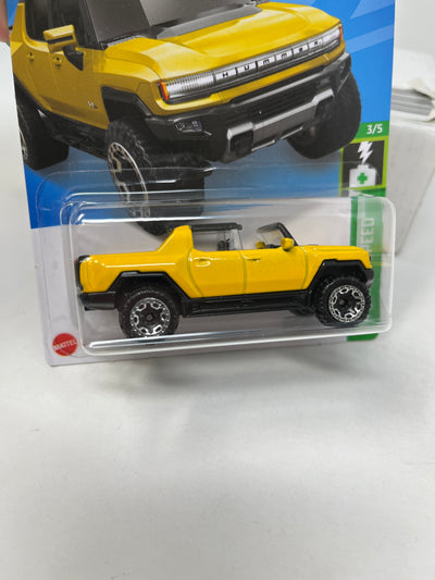 GMC Hummer EV #130 * Yellow * 2022 Hot Wheels Basic