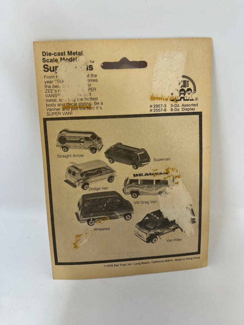 Dodge Van Super Vans * Yellow * 1977 Zee Toys 1:64 Scale * Hong Kong