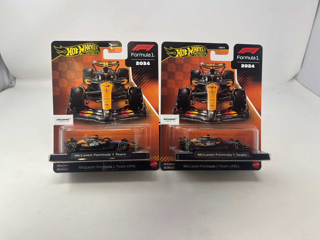 ホットウィール McLaren Formula 1 Team (#4) 2025 Hot Wheels Premium McLaren Formula 1 Racing Car – F1