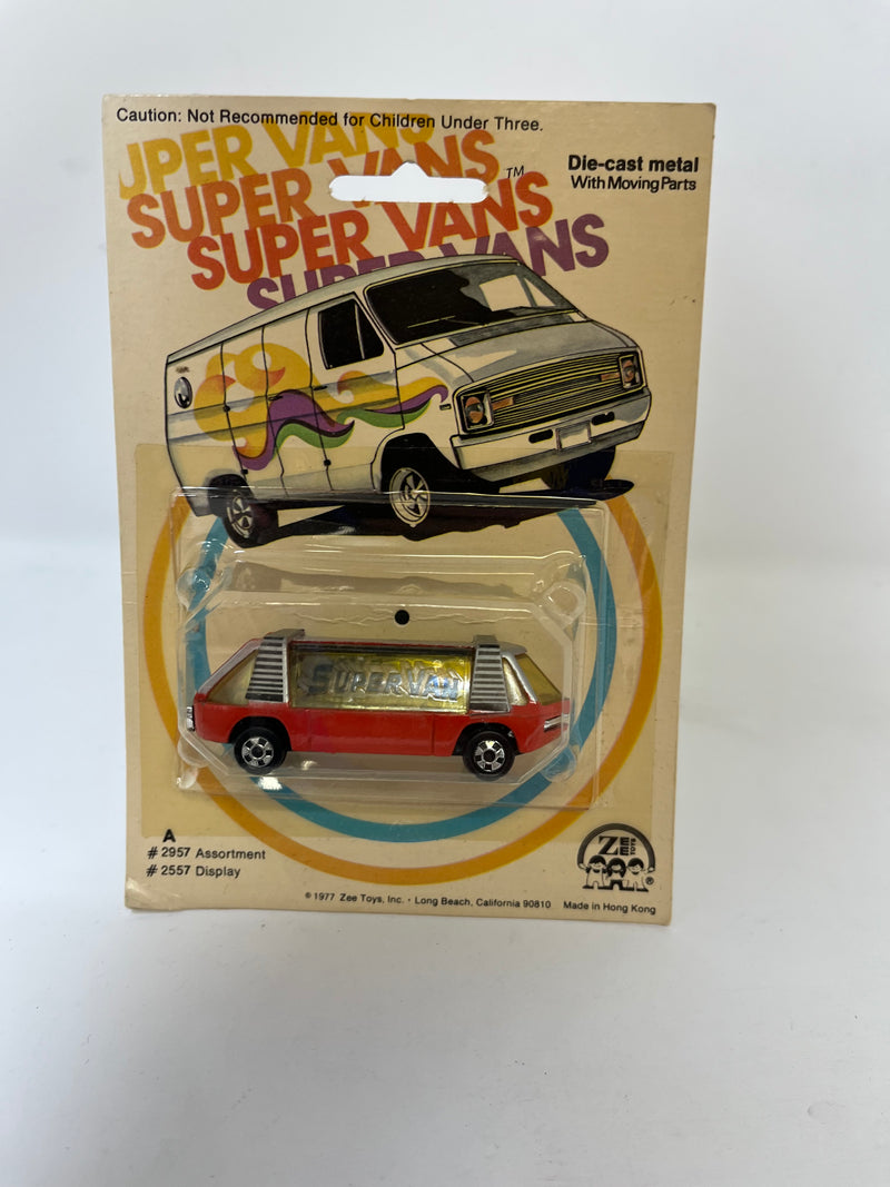 Super Van Super Vans * Orange * 1978 Zee Toys 1:64 Scale * Hong Kong