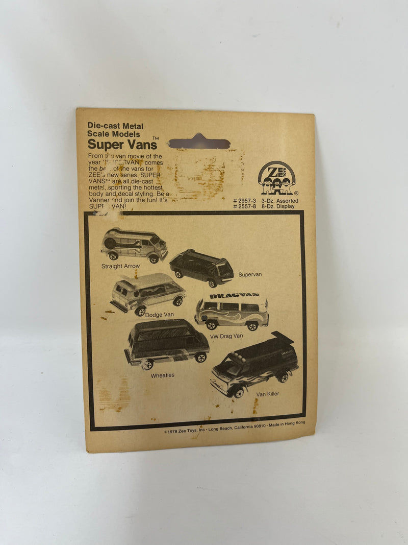 Super Van Super Vans * Orange * 1978 Zee Toys 1:64 Scale * Hong Kong