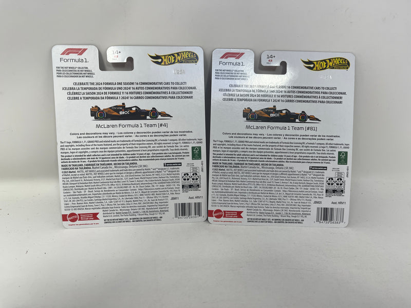 2 Car Set * McLaren * 