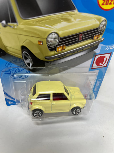 Custom '70 Honda N600 #187 * Yellow * 2021 Hot Wheels Basic
