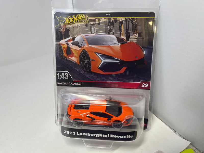 2023 Lamborghini Revuelto * Orange * 2025 Hot Wheels 1:43 Scale Series Case J