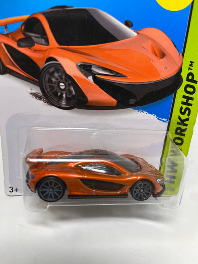 McLaren P1 #233 * Orange * 2015 Hot Wheels Basic