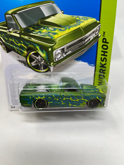 '67 Chevy C10 #208 * Green Kmart Only * 2015 Hot Wheels Basic