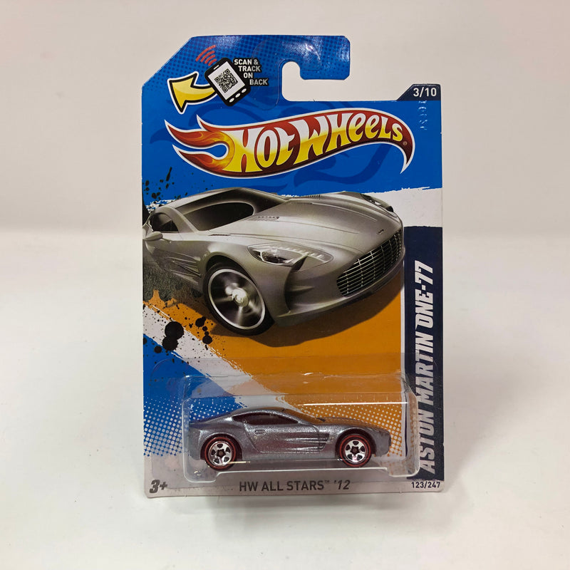 Aston Martin One-77 * Red Line Tires * 2012 Hot Wheels