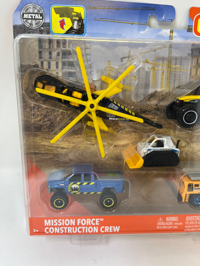 Construction Crew 5-Pack * Matchbox Mission Force Series