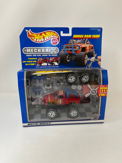 Mechanix Dark Red Dodge Ram 1500 Truck * 1997 Hot Wheels