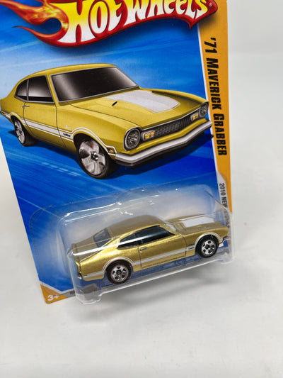 '71 Maverick Grabber #33 * 2010 Hot Wheels * Gold