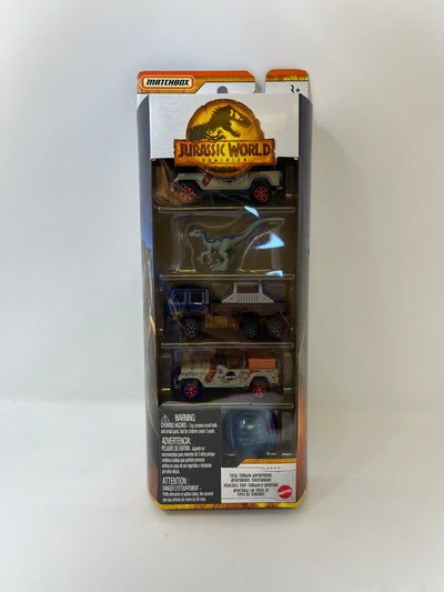 Total Terrain Adventurers Jurassic World * Matchbox 5 Pack