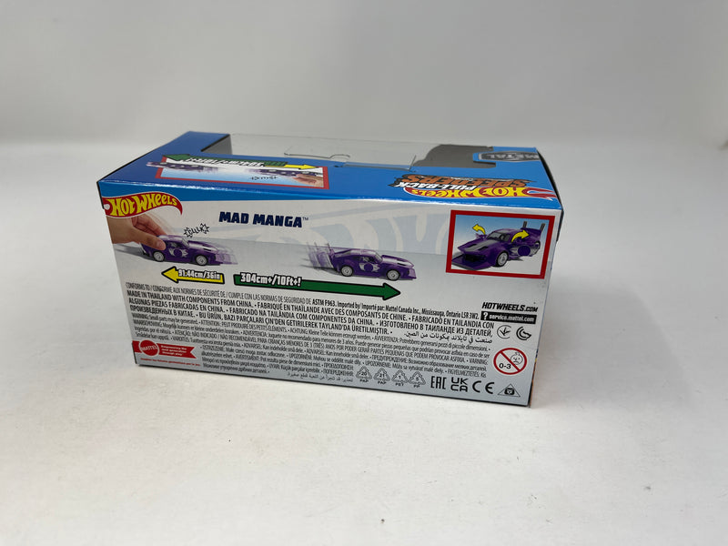 Mad Manga * Purple * 2024 Hot Wheels Pull-Back Speeders 1:43 scale