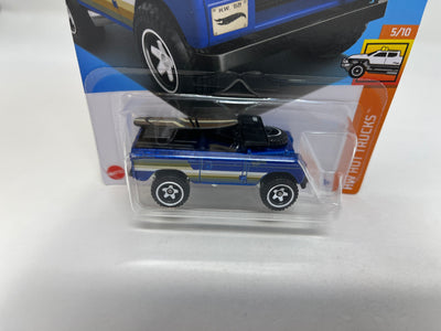 Land Rover Series III #92 * Blue * 2024 Hot Wheels Case K