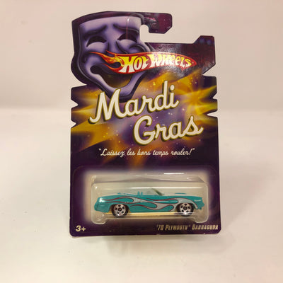 '70 Plymouth Barracuda * Hot Wheels Mardi Gras Series Store Excl