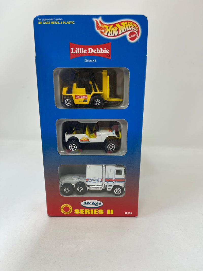 3-Pack Little Debbie Series II * 1996 Hot Wheels Special Edition