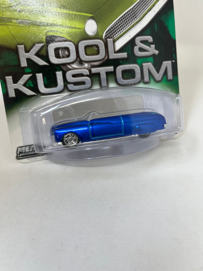 '49 Merc * Spectraflame Blue * Hot Wheels Kool & Kustom