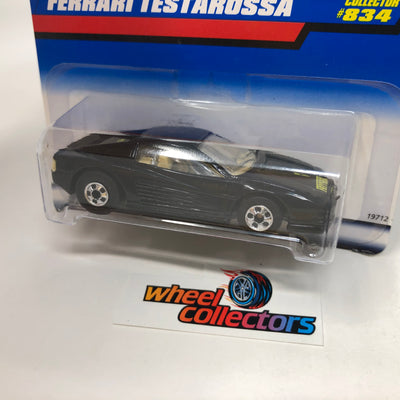 Ferrari Testarossa #834 * Black * Hot Wheels 1997