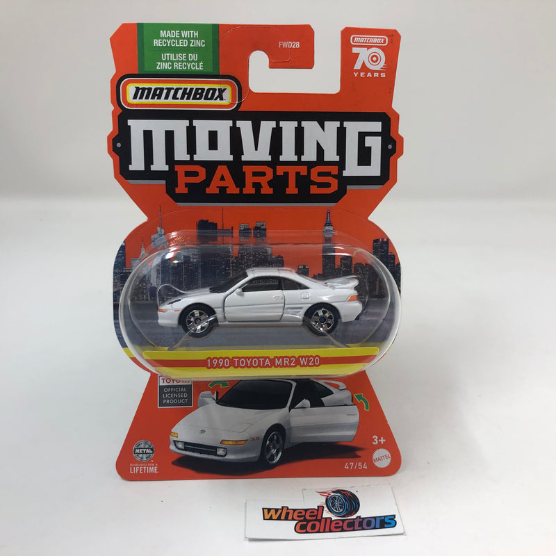1990 Toyota MR2 W20 * WHITE * Lights Down/Right Drive 2023 Matchbox Moving Parts