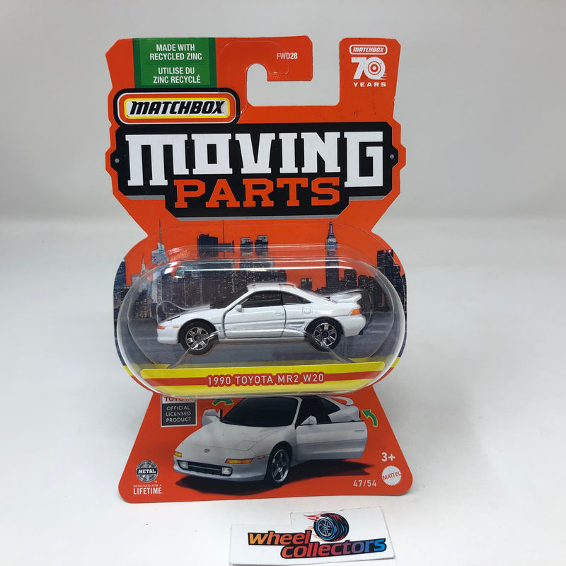 1990 Toyota MR2 W20 * WHITE * Lights DOWN/LEFT Drive 2023 Matchbox Moving Parts