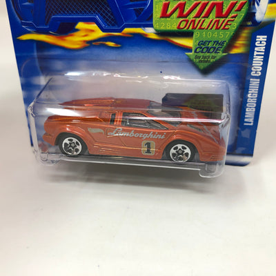 Lamborghini Countach #196 * Orange * 2002 Hot Wheels