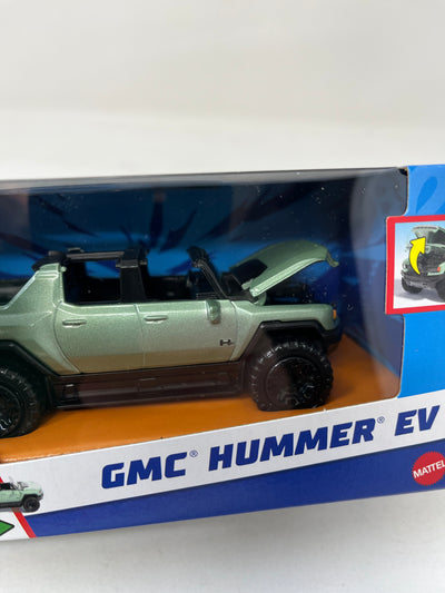GMC Hummer EV * GREEN * 2024 Hot Wheels Pull-Back Speeders 1:43 scale