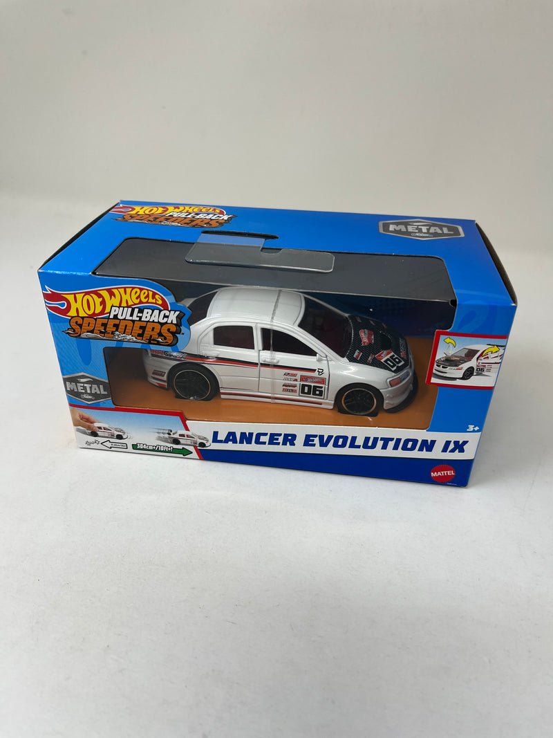 Lancer Evolution IX * 2024 Hot Wheels Pull-Back Speeders 1:43 scale
