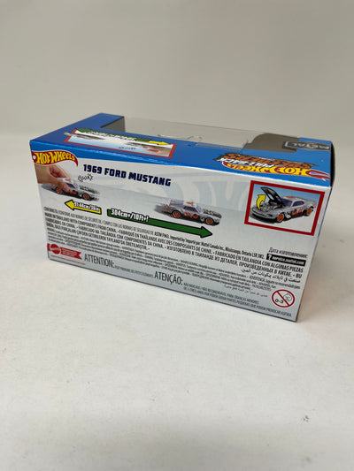 1969 Ford Mustang * 2024 Hot Wheels Pull-Back Speeders 1:43 scale