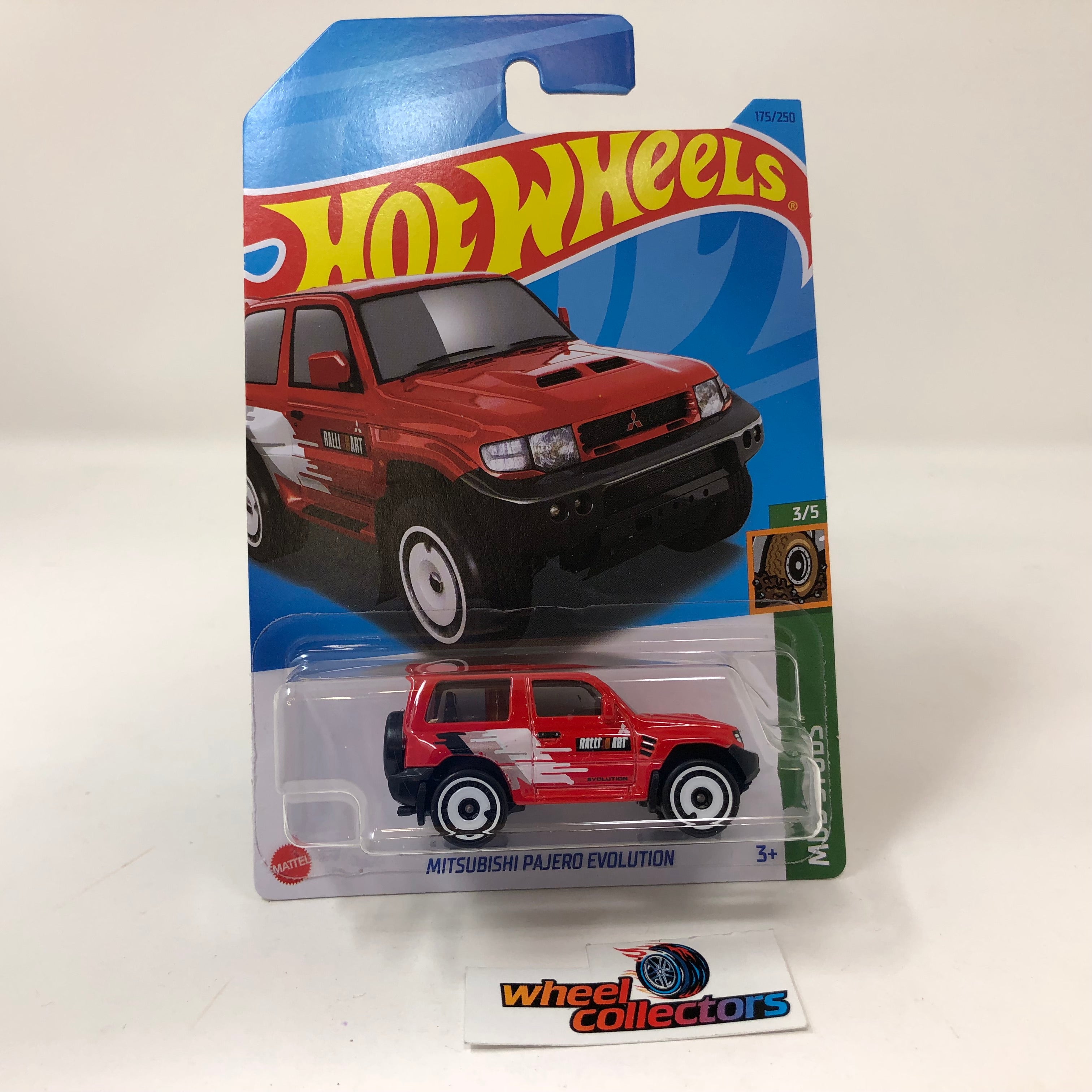 Mitsubishi Pajero Evolution #175 * RED * 2023 Hot Wheels International ...