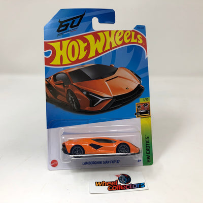 Lamborghini Sian FKP 37 #163 * Orange * 2023 Hot Wheels International Case J