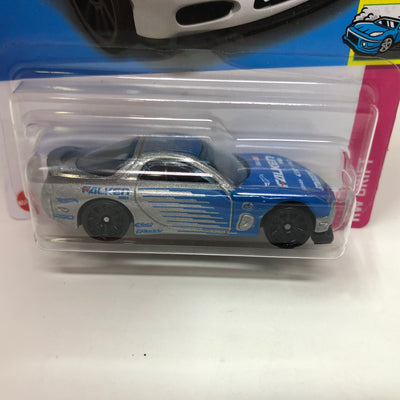 '95 Mazda RX-7 #177 Falken * Silver * 2022 Hot Wheels