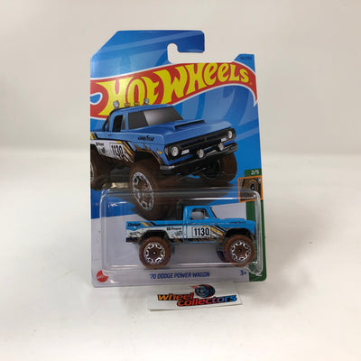 '70 Dodge Power Wagon #161 * Blue * 2023 Hot Wheels International Case J