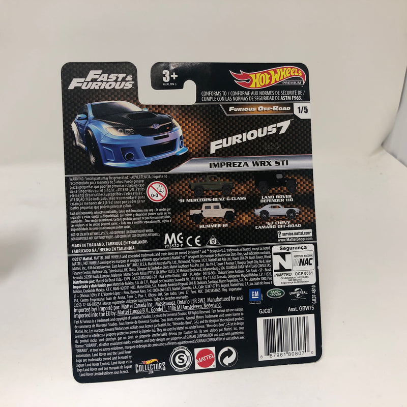 Impreza WRX STI * Hot Wheels Fast & Furious Off-Road