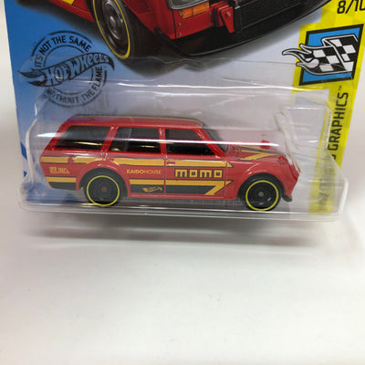 Datsun Bluebird Wagon 510 #146 * RED * 2020 Hot Wheels