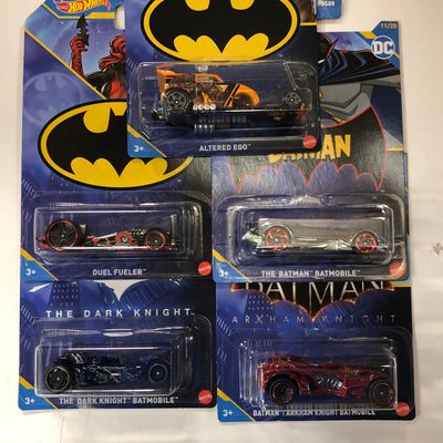 5 Car Set * 2023 Hot Wheels DC Comics Batman Case G Release