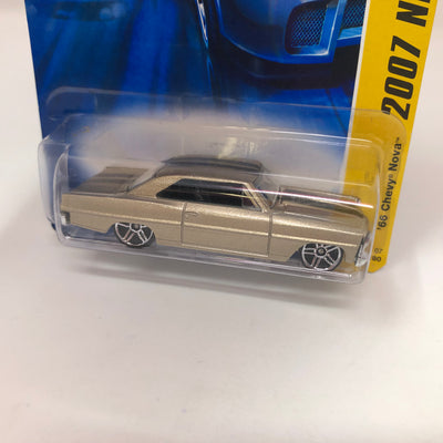 '66 Chevy Nova #9 * Gold * 2007 Hot Wheels