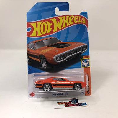 '71 Plymouth GTX #166 * Orange * 2023 Hot Wheels