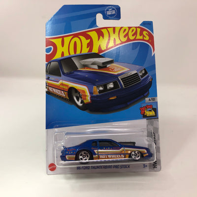 '86 Ford Thunderbird Pro Stock #107 * Blue * 2023 Hot Wheels