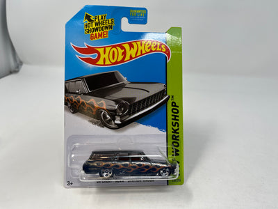 '64 Chevy Nova station Wagon #236 * Black Toys R Us Only * 2014 Hot Wheels