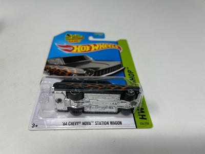 '64 Chevy Nova station Wagon #236 * Black Toys R Us Only * 2014 Hot Wheels