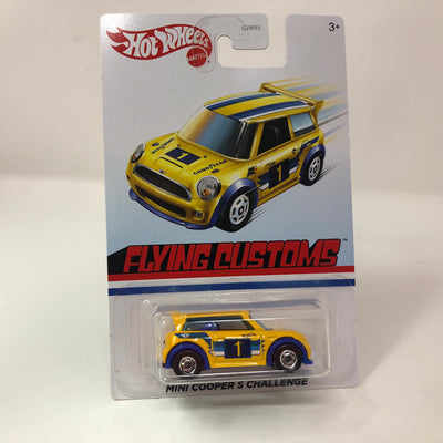 Mini Cooper S Challenge * Yellow * Hot Wheels Flying Customs