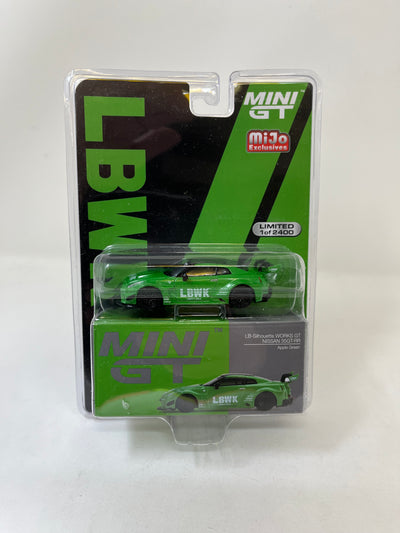 Mini GT 1:64 LB-Silhouette WORKS GT Nissan 35GT-RR Ver.2 Apple Green