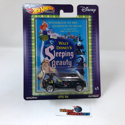 Super Van Sleeping Beauty 4/5 * Hot Wheels Pop Culture Disney