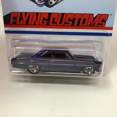 '66 Chevy Nova * Purple * Hot Wheels Flying Customs