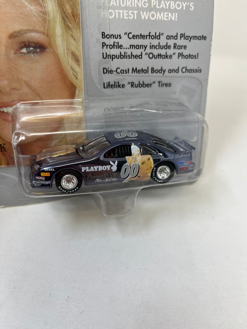 Stock Car Racing w/ Rubber Tires * Playboy Brande Roderick * 1:64 Scale
