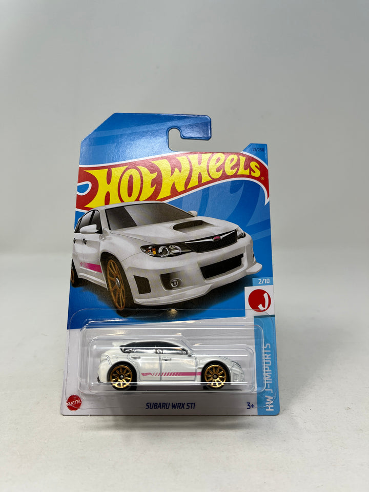 Subaru WRX STI #21 * White * 2023 Hot Wheels – Wheelcollectors LLC