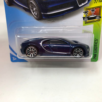 '16 Bugatti Chiron #236 * Blue * 2019 Hot Wheels