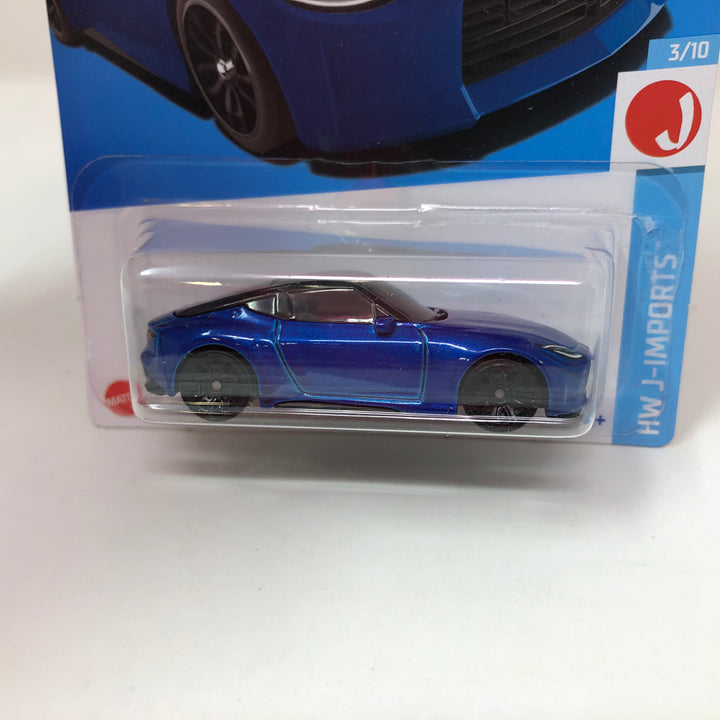 Hot Wheels - 2023 - Nissan Z - HW J-Imports 3/10 - Azul - 2023 - Mint/NrMint envía burbujas envueltas en una caja de tamaño Hot Wheels - 2023 - Nissan Z - HW J-Imports 3/10 - Azul - 2023 - Mint/NrMint envía burbujas envueltas en una caja de tamaño